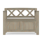 Amherst - Small Transitional Entryway Storage Bench