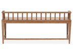 Lindon - Arm Bench With Low Back - Light Brown