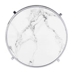 Elegant Round Table With Sintered Stone Top & Sturdy Metal Frame