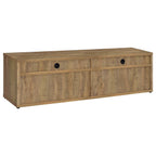 Tabby 79-inch 4-door Engineered Wood TV Stand Media Console Mango