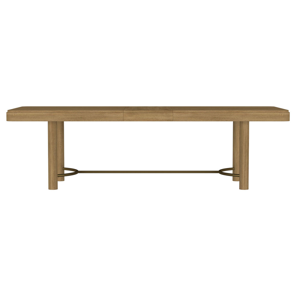 Arini 7-piece Extension Leaf Dining Table Set Sand Wash
