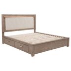 Kenora 4-piece Eastern King Bedroom Set Barley Brown