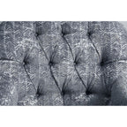 Gaura - Chair With Pillow - Dark Gray Velvet