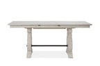 Bronwyn - Rectangular Counter Dining Table - Alabaster