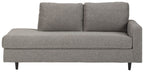 Lyman - RAF Corner Chaise - Graphite