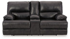 Mountainous - Power Reclining Loveseat With Console /Adj Headrest - Eclipse