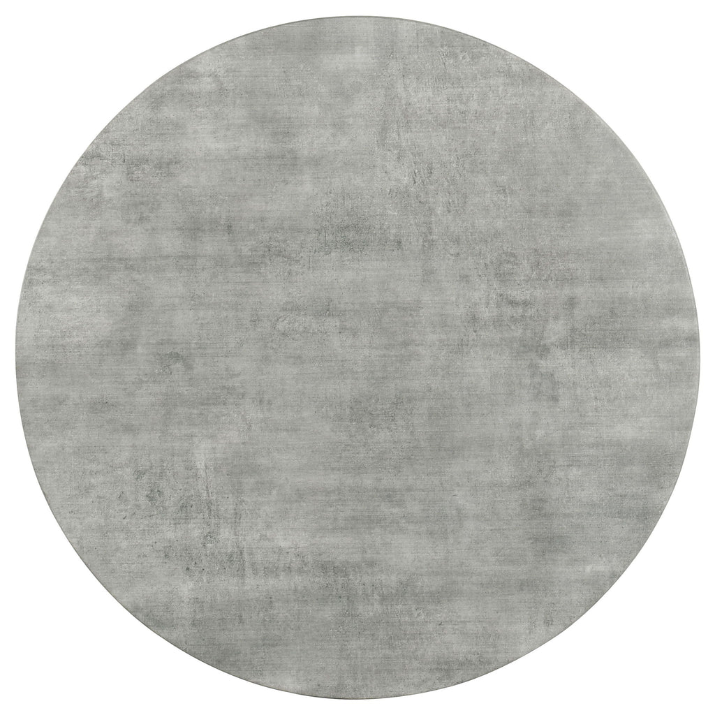 Hadi Round SmartTop Coffee Table Cement and Gunmetal