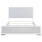Gracemont 57-inch California King Panel Bed Grey and White