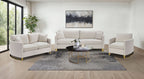 Corliss 3-piece Upholstered Arched Arm Sofa Set Beige