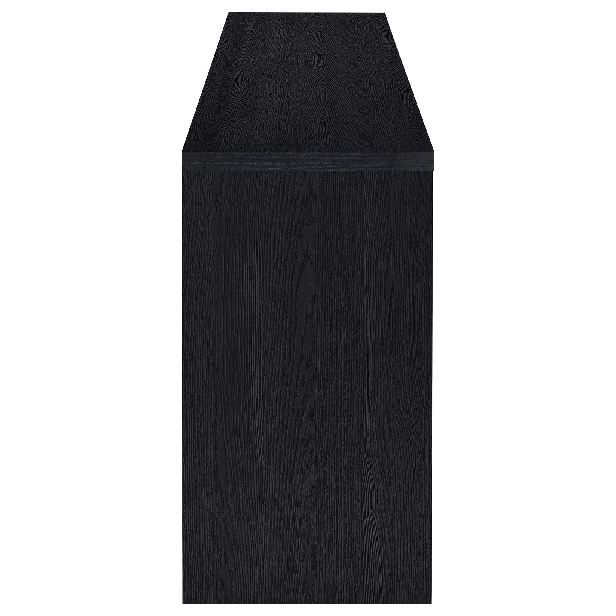 Denison 3-piece Entertainment Center 79-inch TV Stand Black