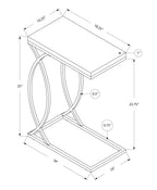 Accent Table, C - Shaped, Contemporary & Modern Design