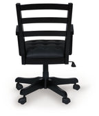 Wildenauer - Home Office Swivel Desk Chair - Brown / Black