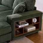 Convertible Sectional Sofa, Sleeper Oversized Living Room Lounge