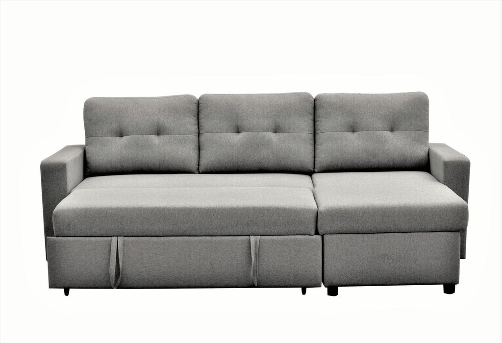 Convertible L Shaped Sectional Sleeper Sofa Bed, Saving Pull Out Couch