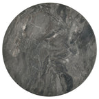 Bradley Round SmartTop End Side Table Smokey Grey and Dark Brown