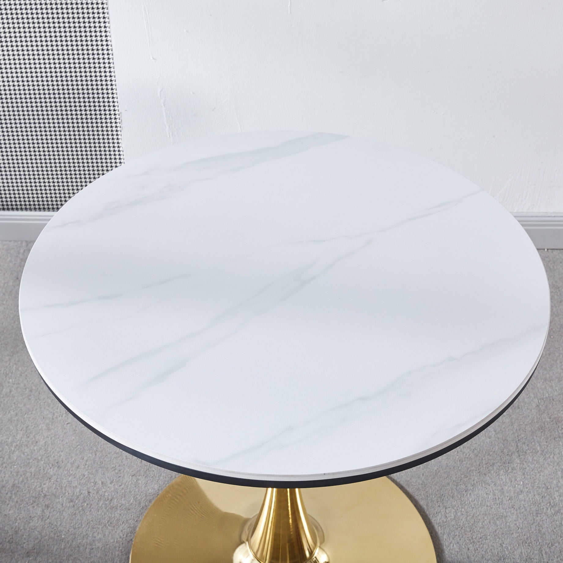 Tulip Table Mid-Century Dining Table With Round Table Top, Pedestal Dining Table, End Table Leisure Coffee Table