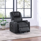 Armstrong Upholstered Power Lift Massage Recliner Espresso