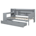 Daybed With 3 Drawers USB Ports And Desk