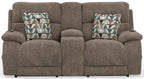 Joya - Power Headrest Power Lay Flat Reclining Console Loveseat With CR3 Heat/Massage/Lumbar/ZG