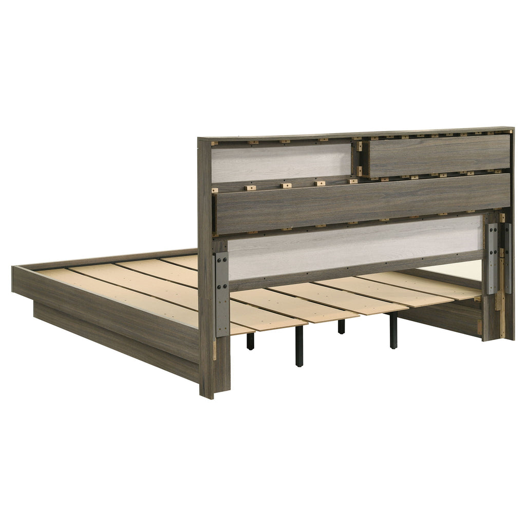 Fenwick 4-piece Eastern King Bedroom Set Grey Oak
