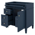 Bathroom Vanity With 2 Drawers And Tip-Out Drawer, Storage Cabinet
