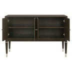 Reseda 4-door Dining Sideboard Server with Shelves Ash Brown