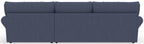 Cape May - Sofa Chaise With Comfort Coil Seating And 5 Accent Pillows Included