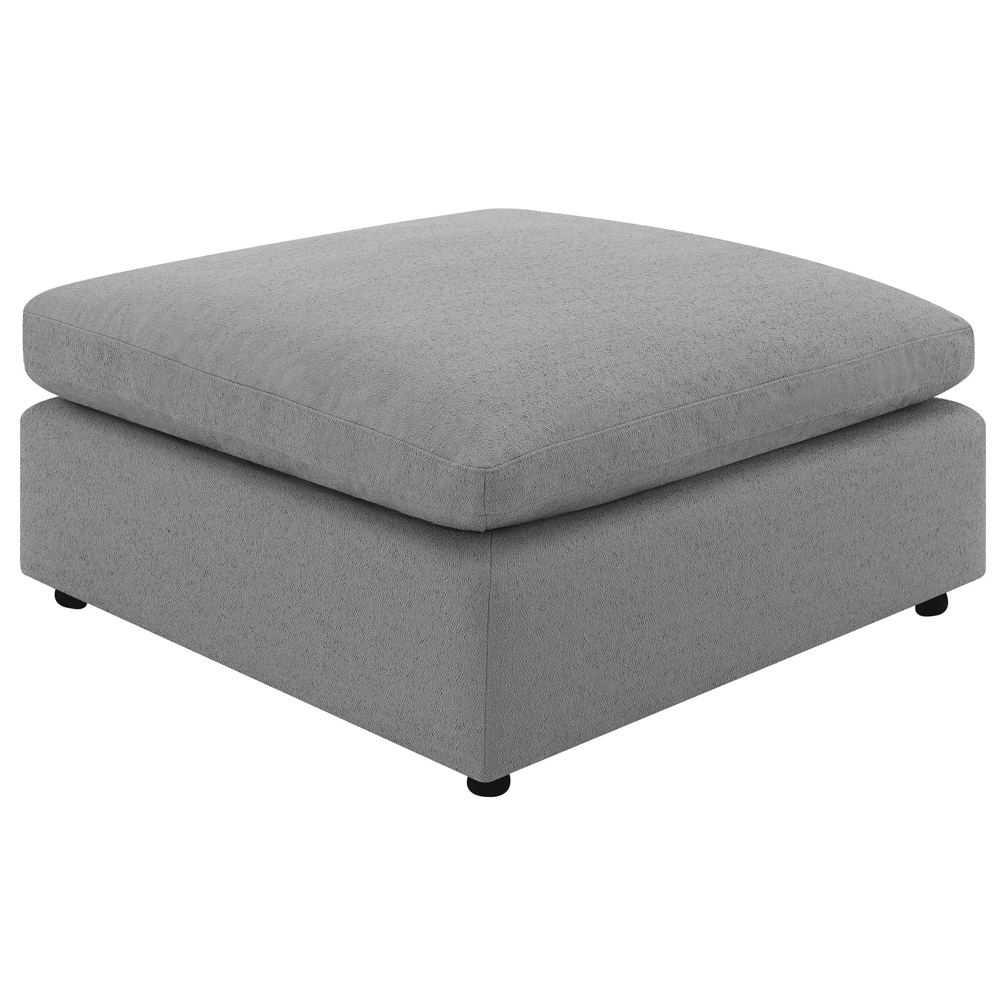 Raleigh 6-piece Boucle Upholstered Modular Sectional Grey
