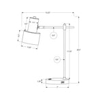 Lighting, Table Lamp, USB Port Included, Modern - Black