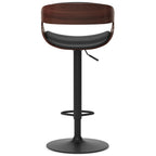 Archer - Adjustable Swivel Bar Stool - Black