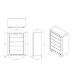 Skye - Marble Chest - White