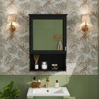 Wall Mounted Bathroom Storage Cabinet With Mirror, Soft Closing Hinges