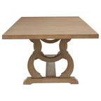 Brockway 104-inch Extension Leaf Dining Table Barley Brown