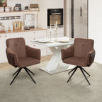 Swivel Home Office Desk Chairs With Arm (Set of 2)