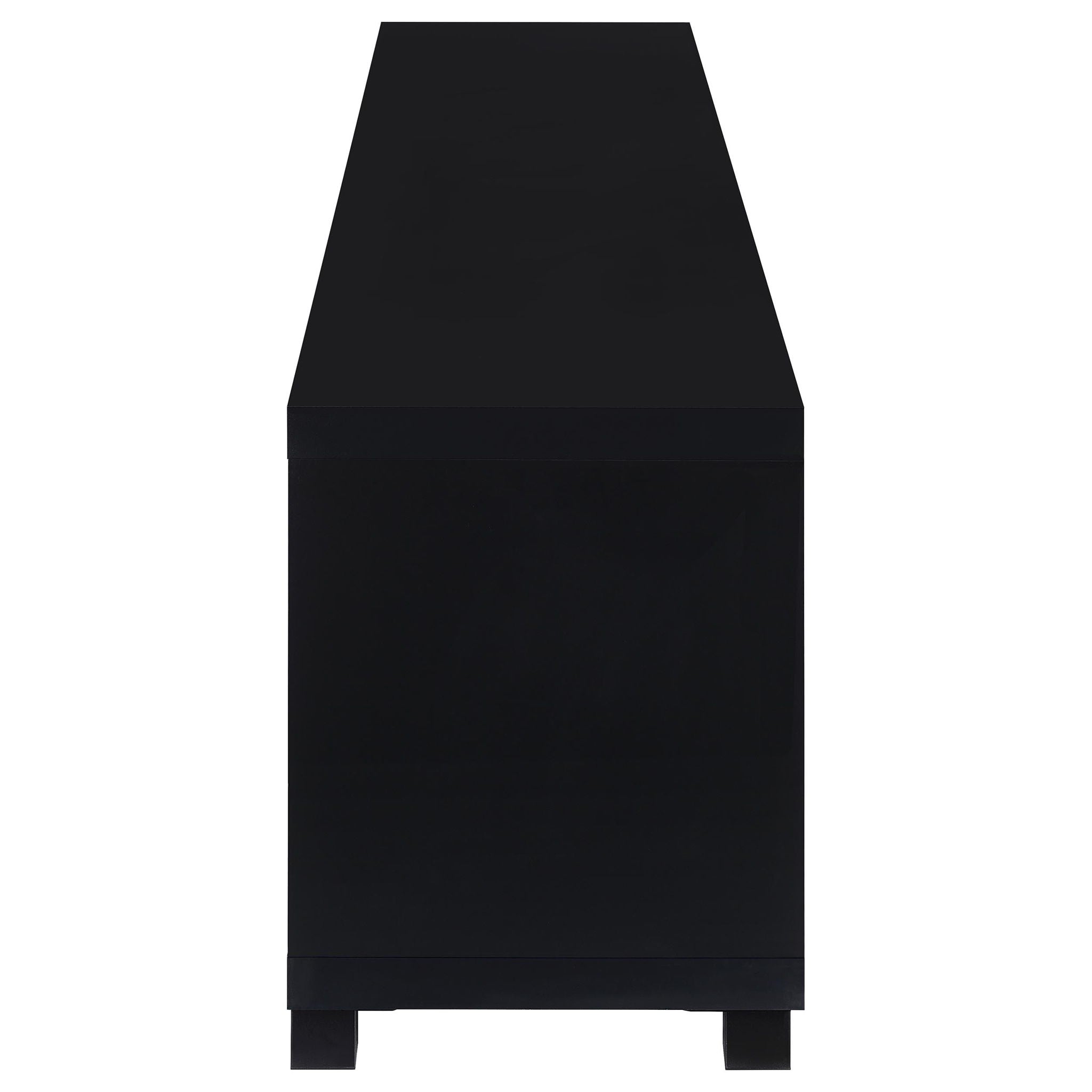 Sachin 4-door Engineered Wood 79-inch TV Stand Black