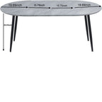 Extensible Table, Dining Table, Office Table, Coffee Table Metal Leg
