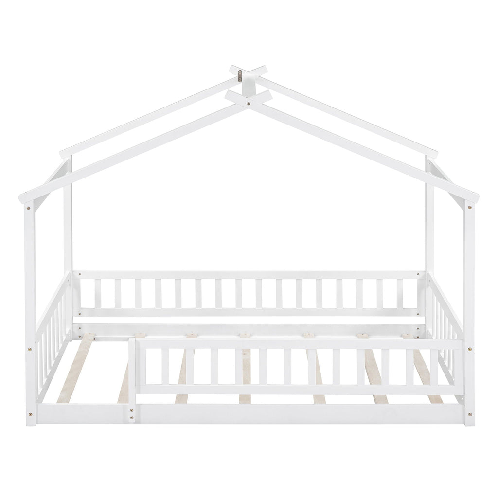 Bed House Bed Frame With Fence