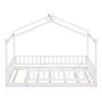 Bed House Bed Frame With Fence