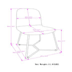 Wilcox - Dining Chair (Set of 2) - Charcoal Gray