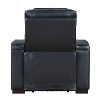 Ephron - Power Motion Recliner With Power Headrest & LED - Black