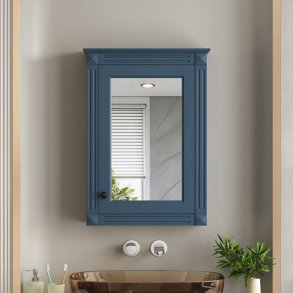 Wall Mounted Bathroom Storage Medicine Cabinet For Over Toilet With Mirror