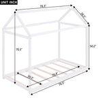 Wooden House Shaped Bed