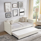 Upholstered Daybed With Pop Up Trundle