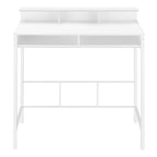 Computer Desk For Home Office, Standing, Storage Shelves, Laptop, Contemporary & Modern