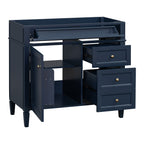 Bathroom Vanity With 2 Drawers And Tip-Out Drawer, Storage Cabinet