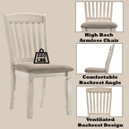 Fedele - Side Chair (Set of 2) - Tan Fabric & Cream