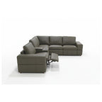 Upholstered Large Arms Sectional With Recliner Seats