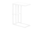 Accent Table, C - Shaped, Marble Look Contemporary & Modern Convenient Design