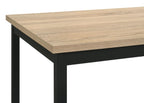 Garza Space Saving Rectangular Dining Table Greige Oak