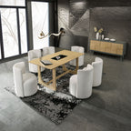 Blayde - Server - Light Gray & Natural